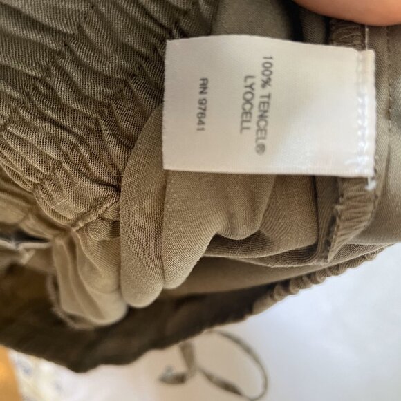 Pure Jill J Jill Size Large Green Elastic Waist Pull-on Casual Pants - Picture 10 of 11